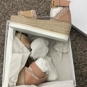 NWT See by Chloe Glyn Platform Espadrille size 9